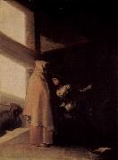 Francisco de Goya Besuch des Monchs France oil painting artist
